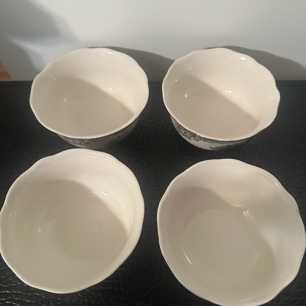 222 Fifth Mount Holly Green Bowl's Set Of 4